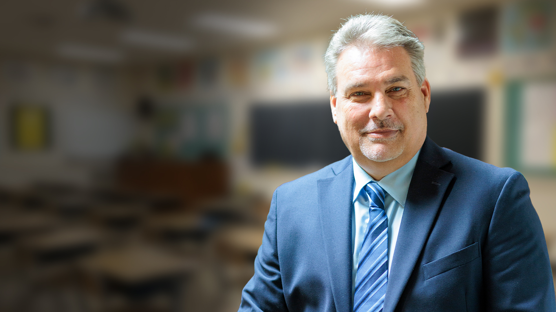 Robert Prater, educator and candidate for Florida State Representative District 37, in a classroom